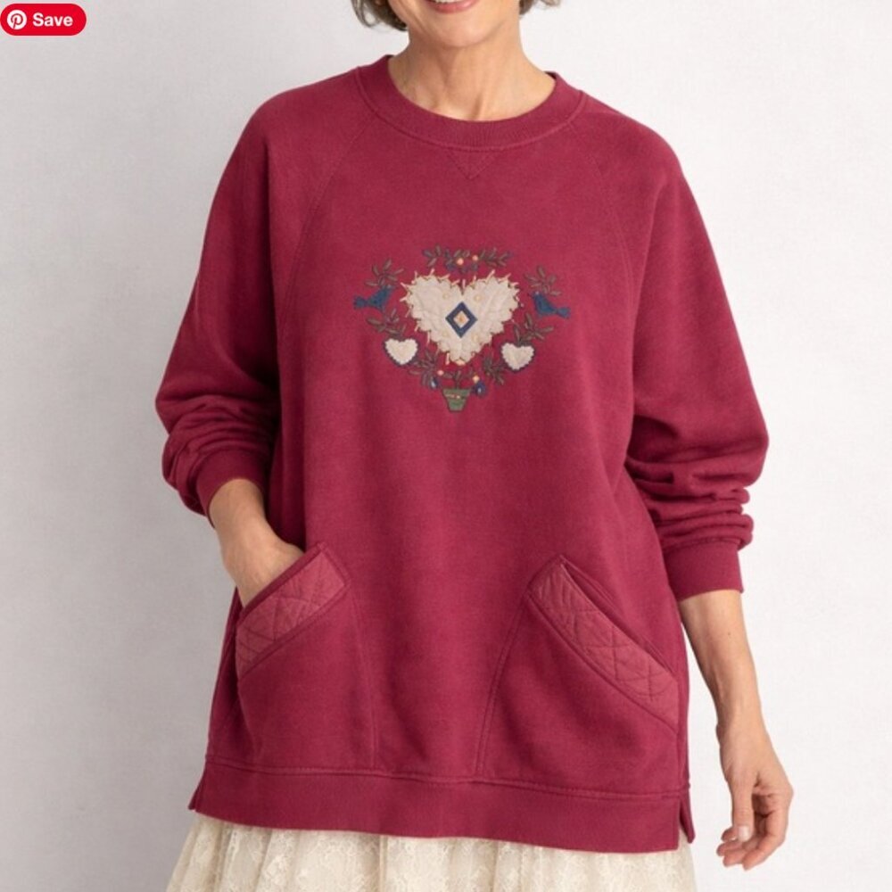Vintage Embroidered Sweatshirt